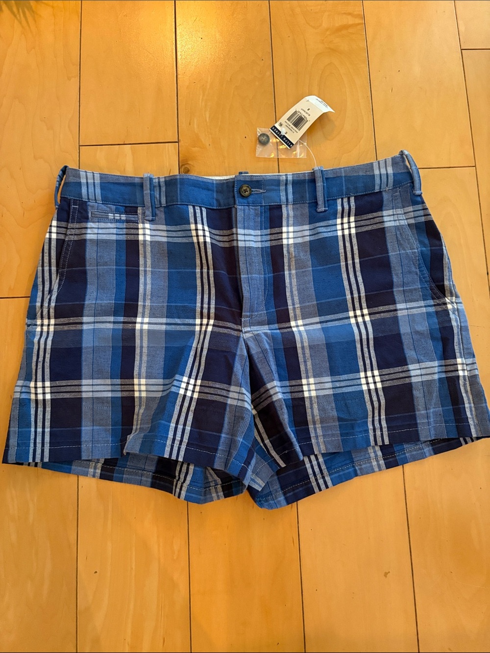 Ralph Lauren Polo  Golf Plaid Navy Blue Shorts NWT Preppy Nautical Tennis